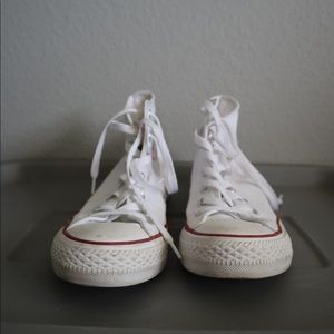 White high top Converse